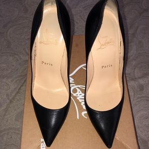 Christian Louboutin So Kate leather black heel